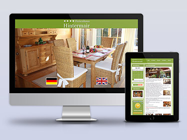 Website Ferienhaus